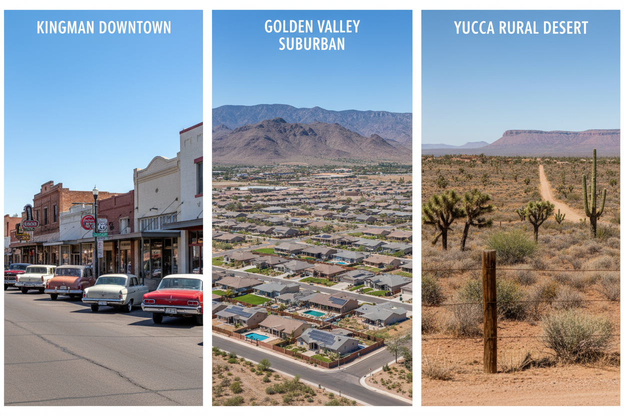 Kingman vs Golden Valley vs Yucca: Where Should You Rent in Mohave County? 🏡