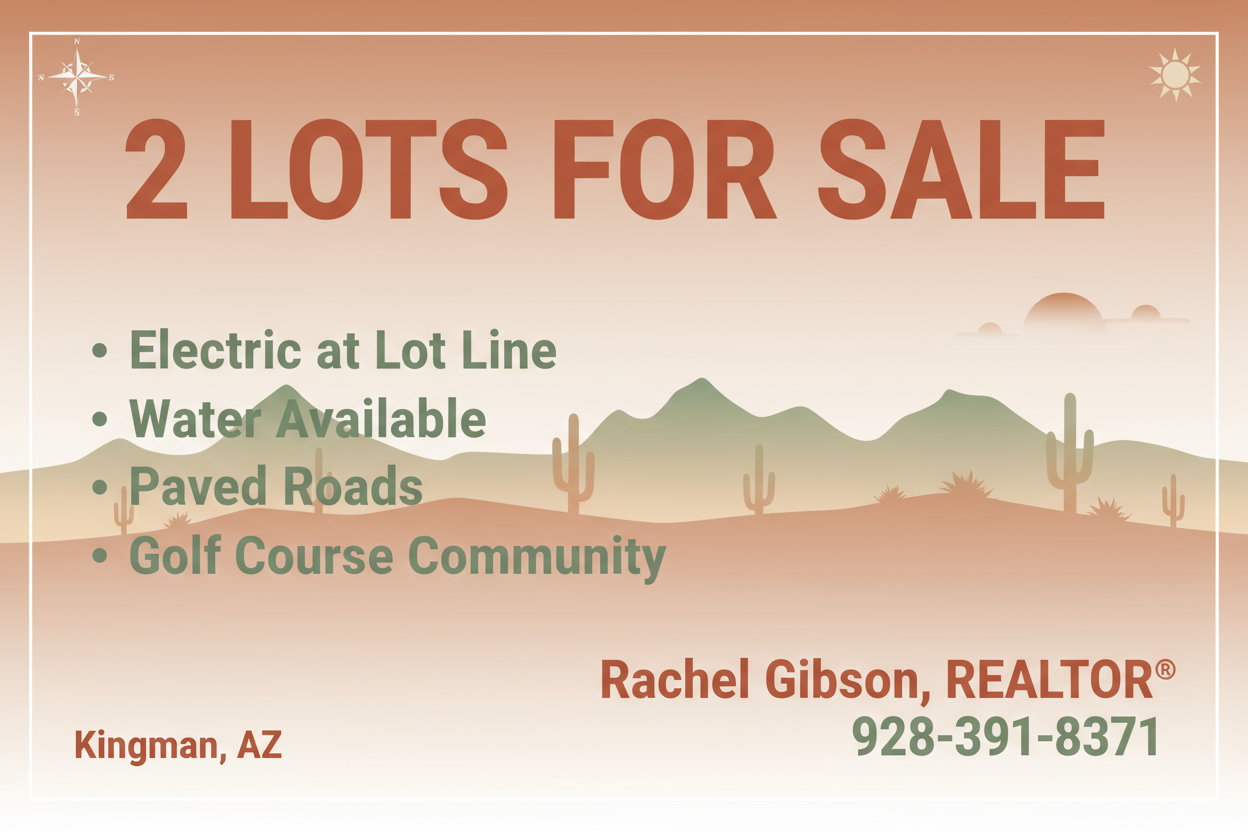 2 Lots for Sale - Valle Vista Kingman AZ
